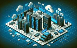 view-of-a-server-environment-tailored-for-online-backup-solutions