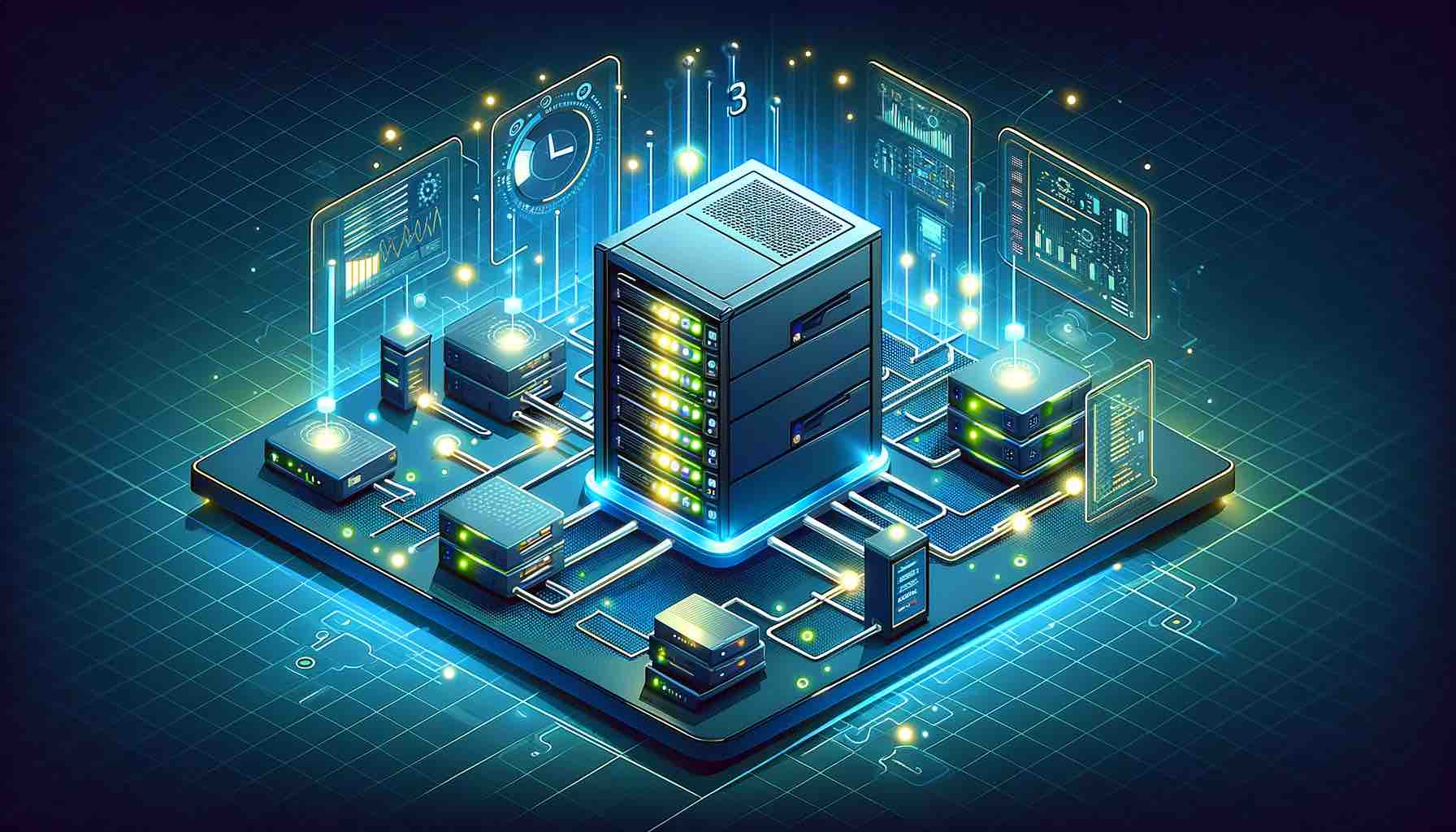 the concept of online data backup and is designed to visually complement the theme of calculating online backup durations