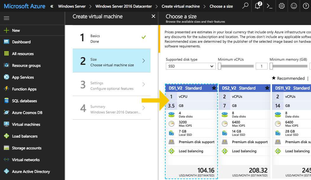 pick-the-azure-server-instance-size