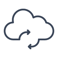 cloud icon for wasabi backup and restore 