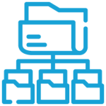 folder,connection,document,archive,networking file and folder backup icon